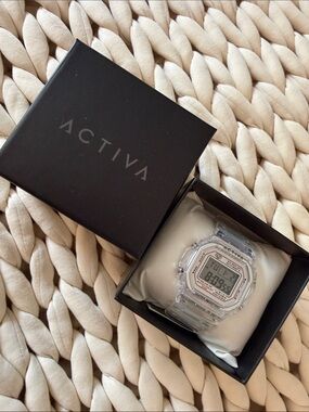 New ACTIVA Invicta Transparent Digital Sport Watch with Clear Band